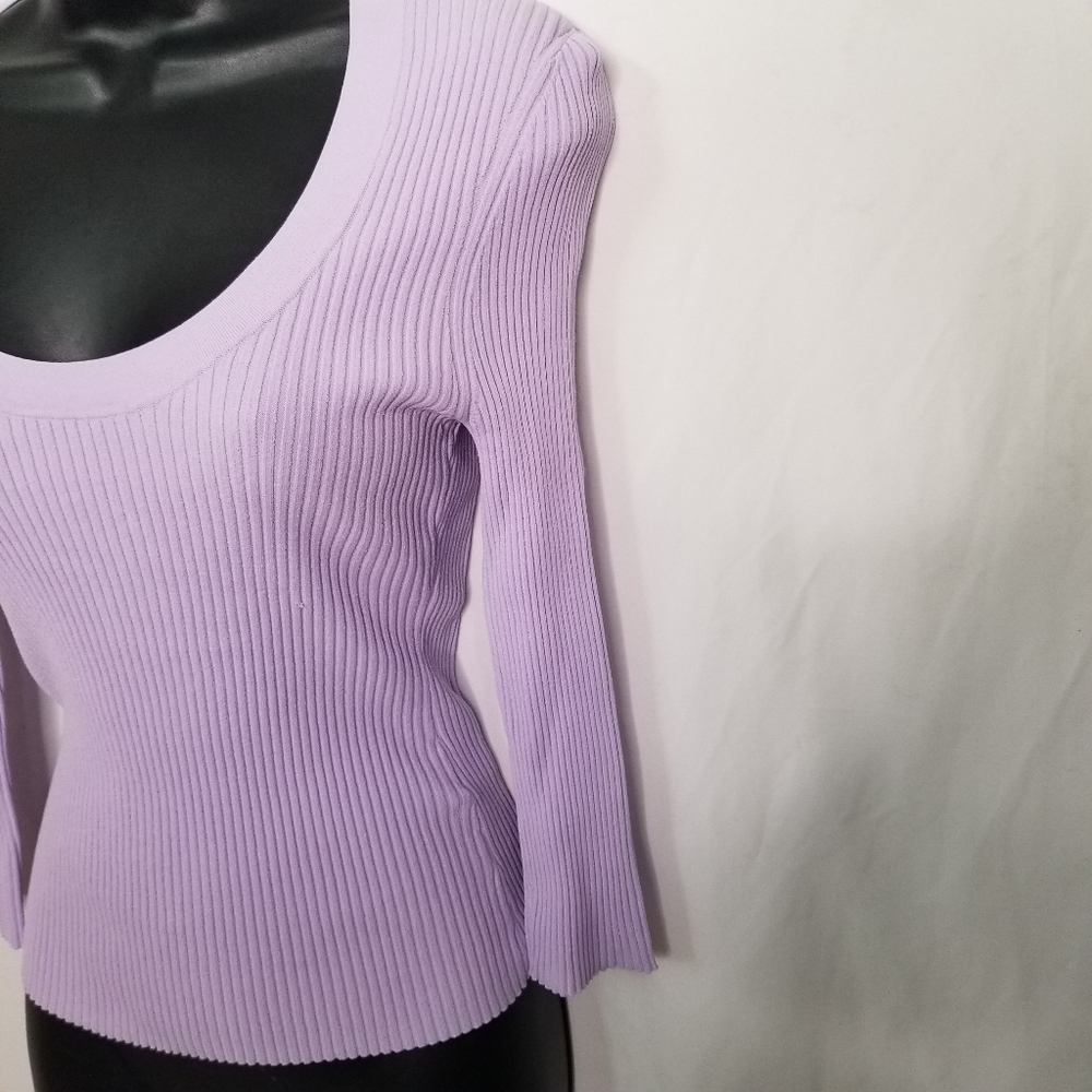 ALC Brandon Ribbed Top lavendar  Size small - Picture 10 of 13